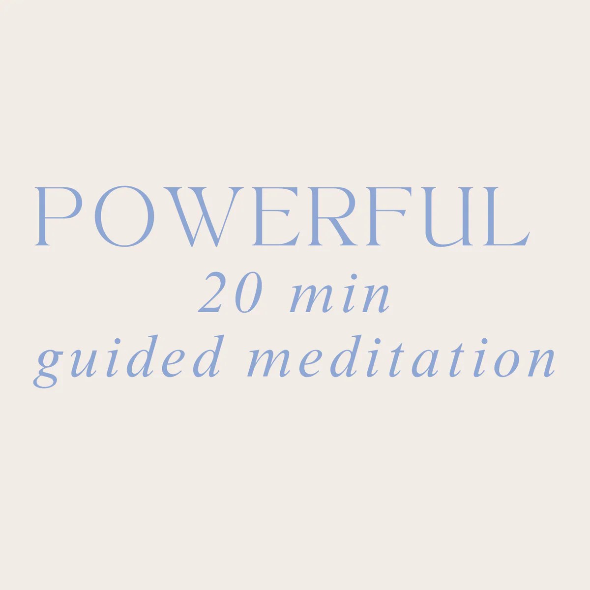 Twenty Minute Mindfulness Meditation Session